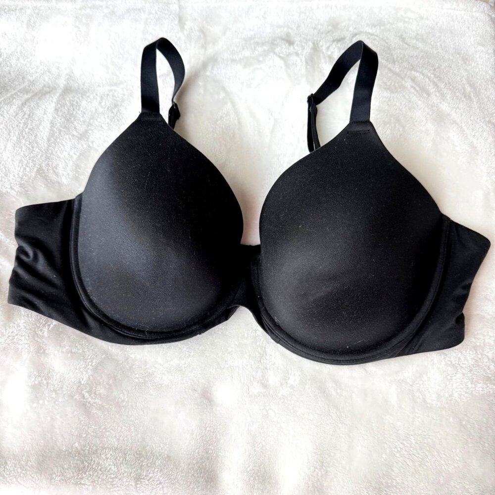 auden bra 46c black‎ balconette underwire
